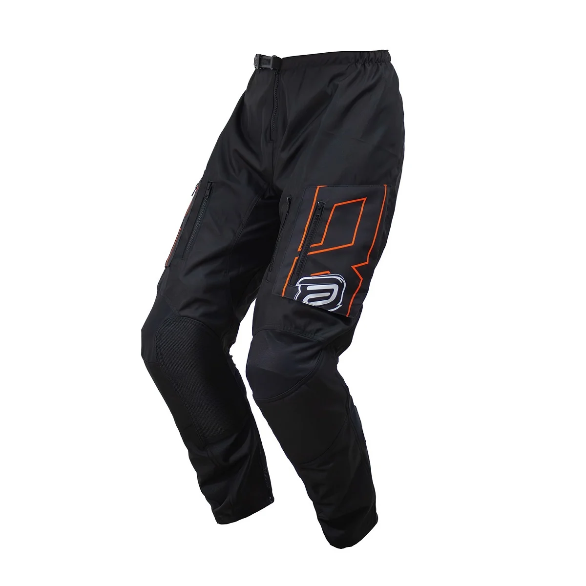 Calça ASW Ranger 24 Preto/Laranja Flúor - Spinelli Motos Boutique